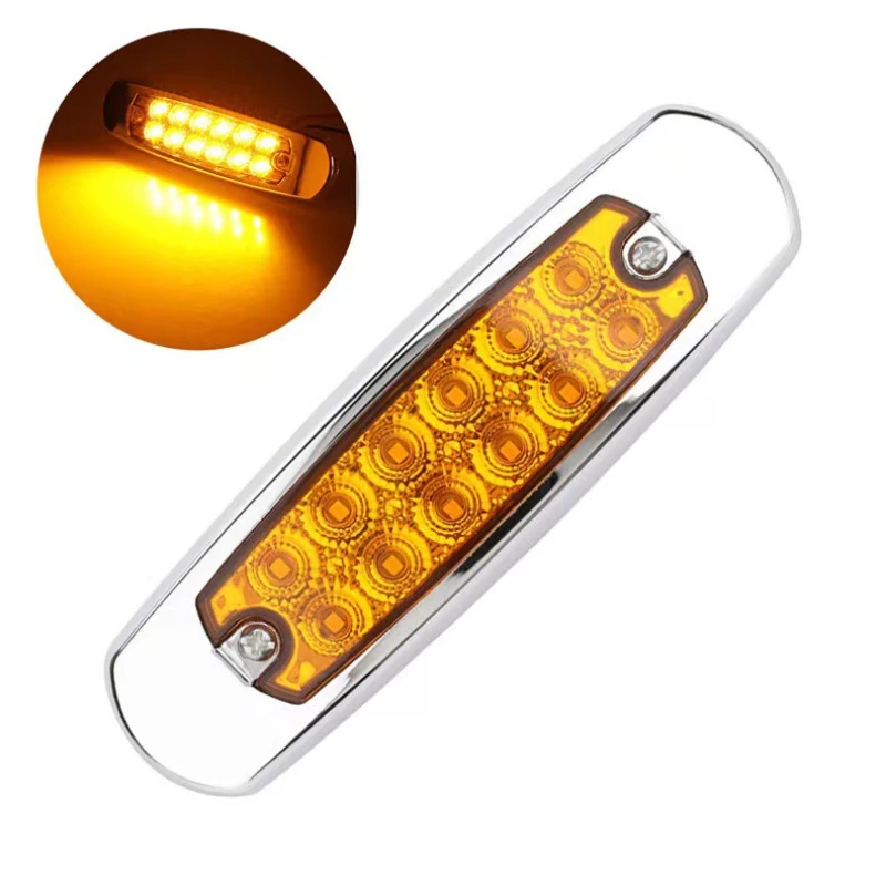 

12V 24V truck trailer LED signal lamp side marker light accessories Lorry Marker Rear Light Indicator para camiones