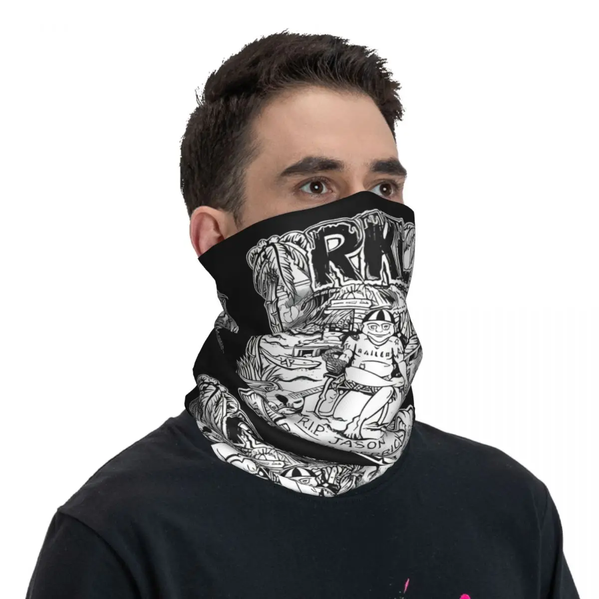 Amazing Bandana Neck Gaiter Motorcycle Club RKL Face Mask Balaclava Riding Unisex Adult Breathable