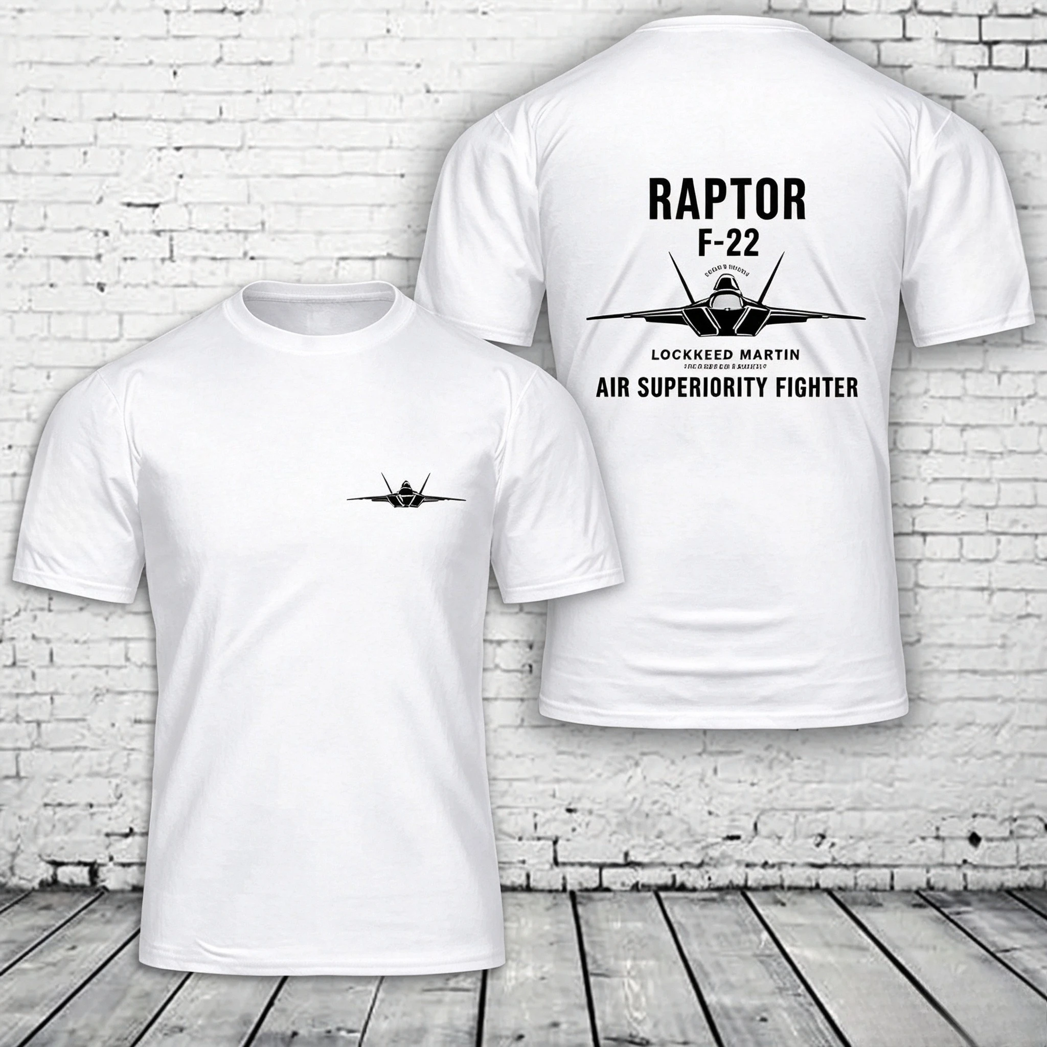 Family Matching T‑Shirt Stealth Fighter Jet Plane Chest Back Sleeve Flag Print Military Aviation Streetwear Loose‑Fit CottonTee