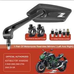 Adjustable Rotating Rearview Mirror For KAWASAKI Z Z400 Z900 Z800 Z750 Z650 Z300 Z1000SX Motorcycle Side Rear view Mirrors