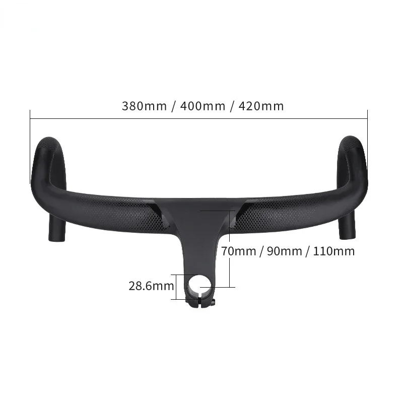 New road bicycle bend handle aluminum alloy wind breaking all inner wiring integrated handle road car sports car handle