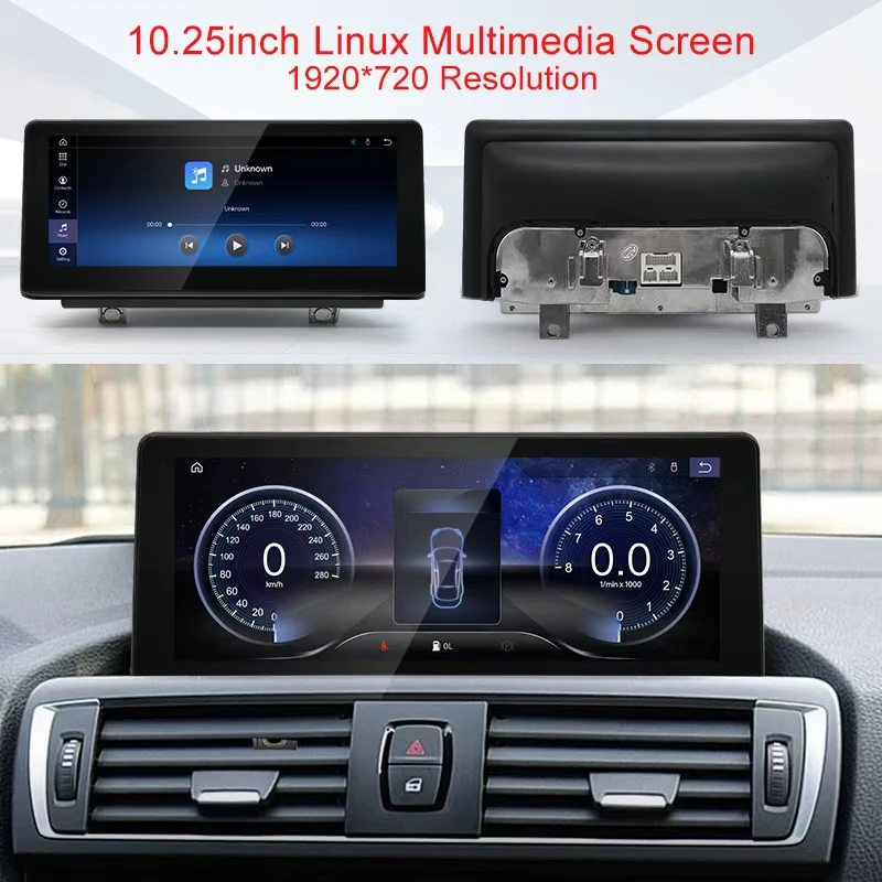 STWEI 2026 New Slim Screen Linux System 12.8inch 2400X900 Resolution For BMW 1/2Series M1 M2 F20 F21 Wireless CarPlay Auto  KSW