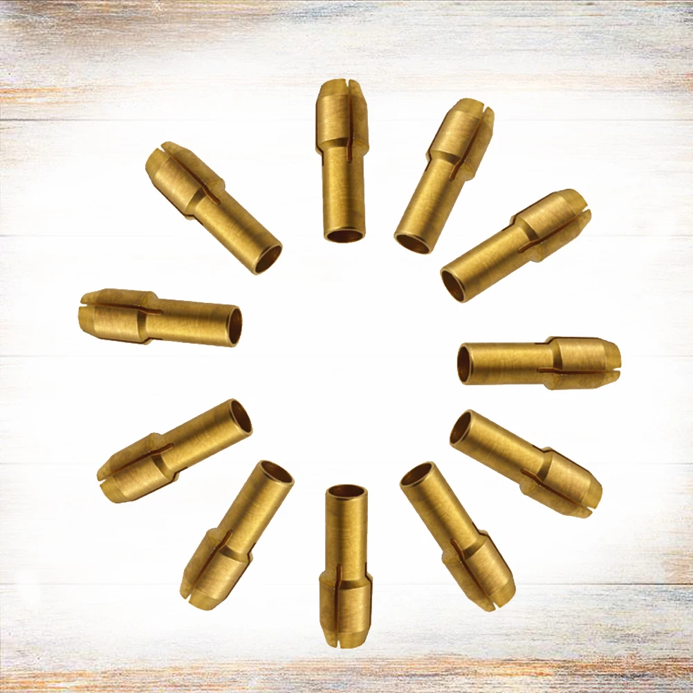 

11Pcs Electric Grinder Brass Collets Full Copper Drill Chuck Set 05-32mm Rotary Durable Practical Rotary Tool Collet