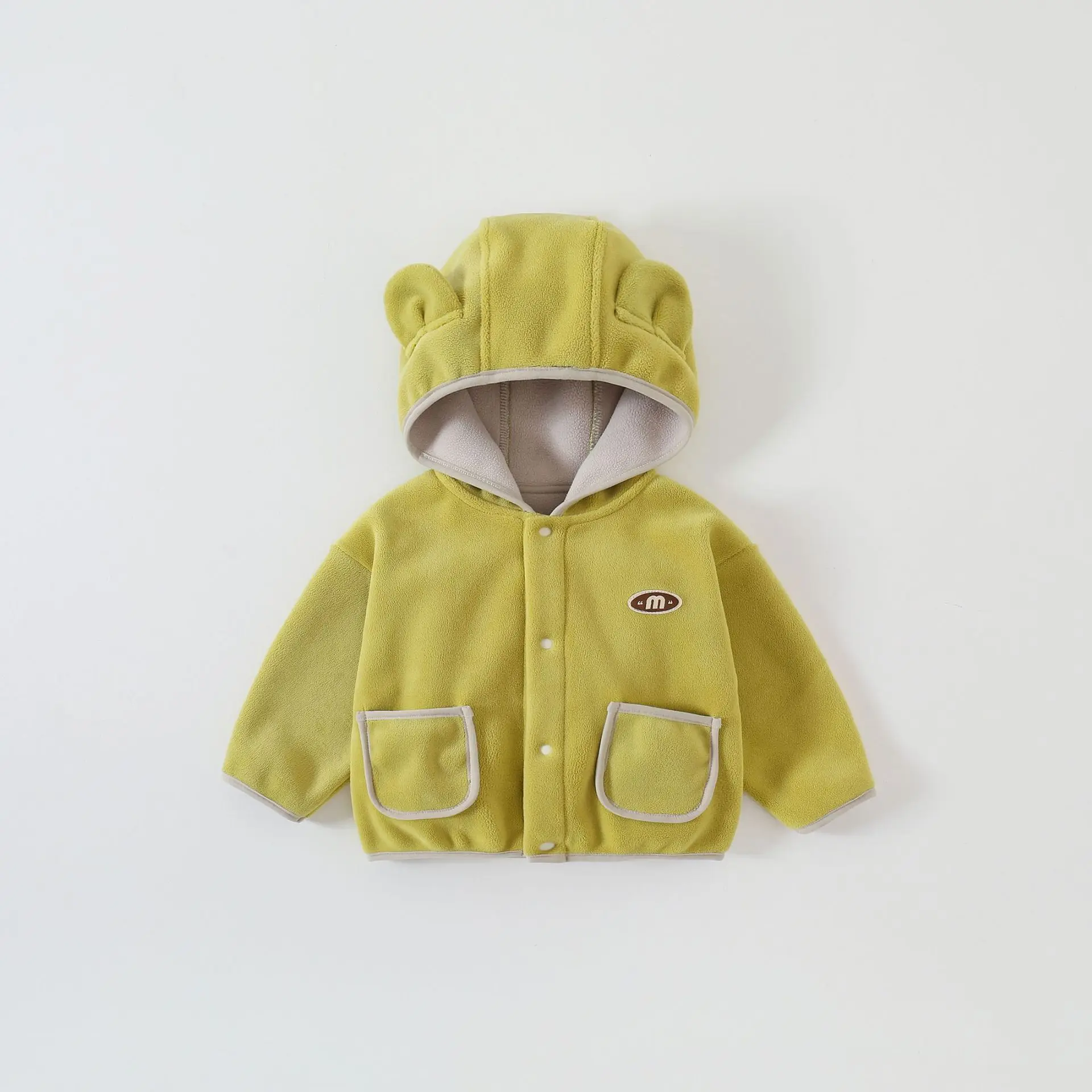 Fleece Children's Jacket Baby Girls Hooded Coats Boys Winter Warm Outerwear Toddler Autumn Double-Sided Fleece Clothes