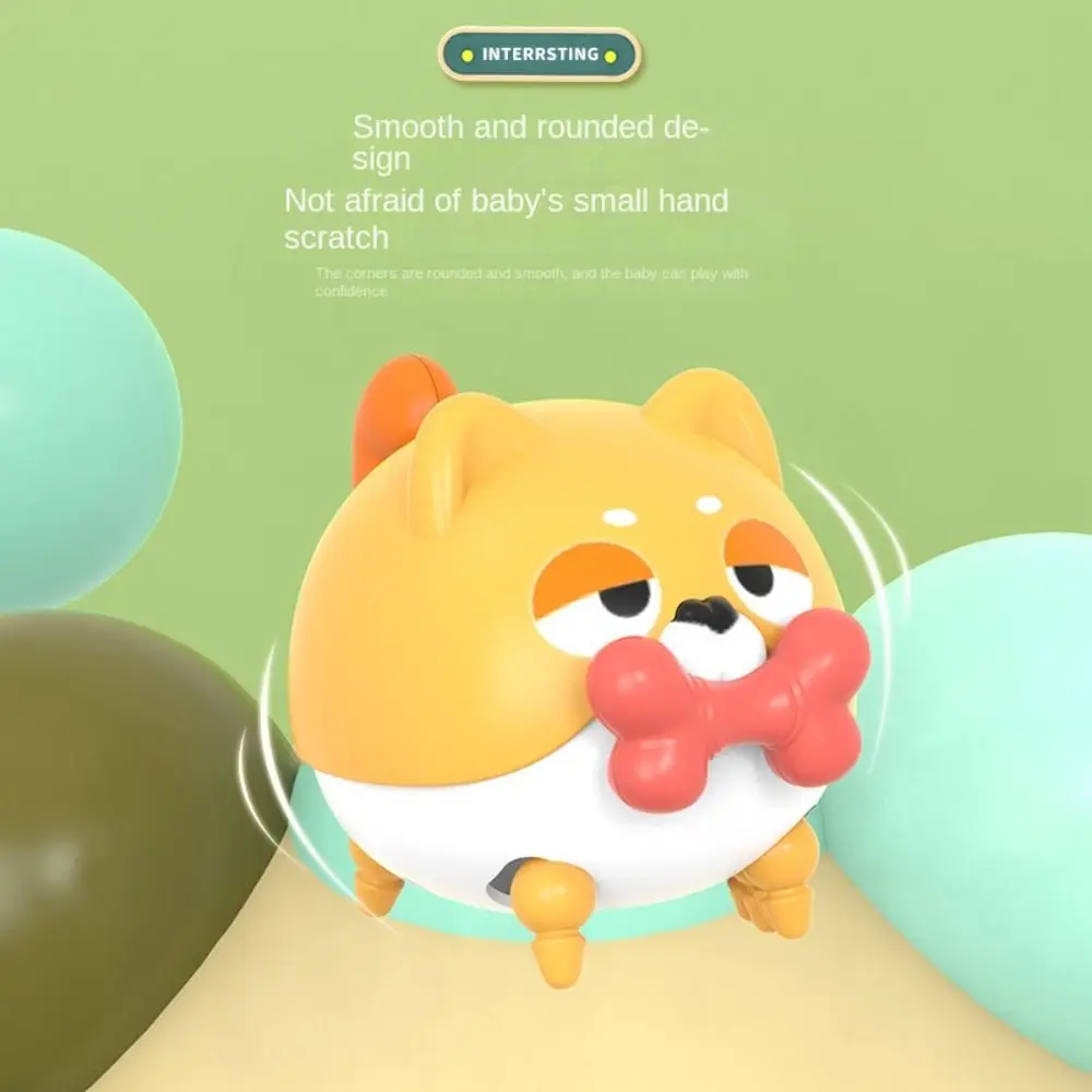Muñeco para gatear de aprendizaje, cuerda para tirar, juguetes de mecanismo de relojería, juguete de cuerda para escalar animales, divertido y bonito modelo de relojería, entrenamiento