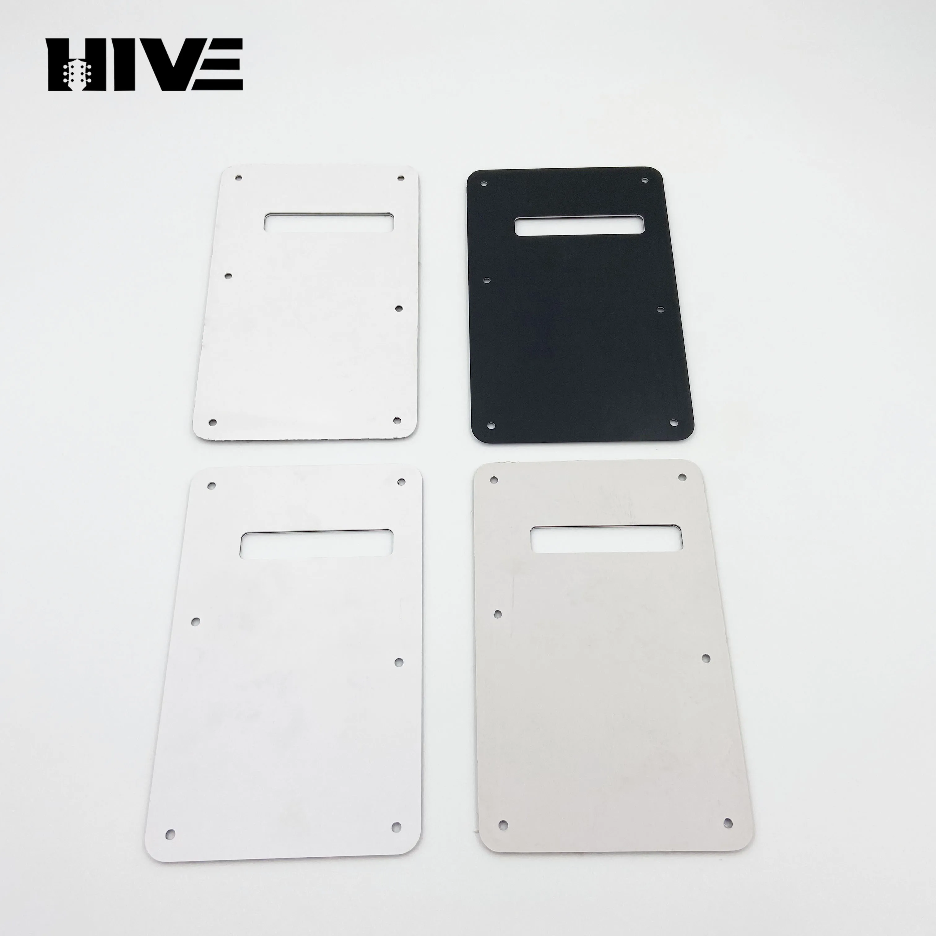 6 Holes Electric Guitar Guard Plate Guitar Back Plate Cavity Cover Pickguard for ST Modern Style Electric Guitar