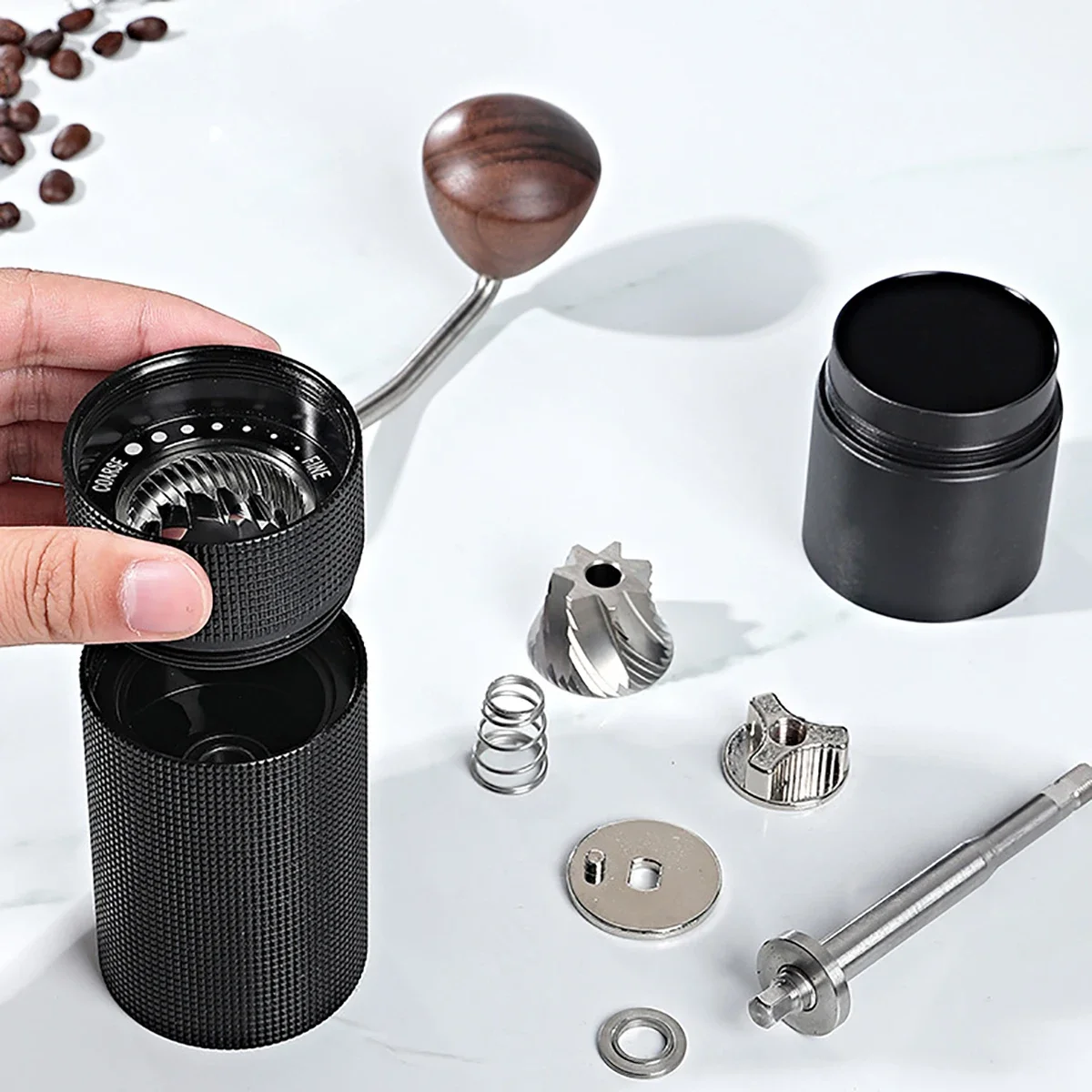 Manual Coffee Grinder Portable Espresso Grinder for Outdoor Use and Travel