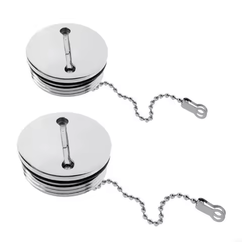 R6FA Boat Deck Fill/Filler Caps Keyless Straight ,1.5" and 2" ,38mm 50mm Fuels/Water/Gas Marine 316 StainlessSteel