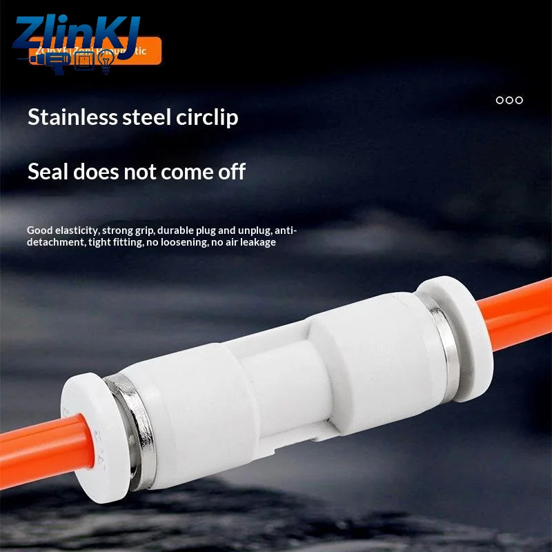 Brass Pneumatic Elbow Quick Push In Fitting Multi Thread Air Pipe Connector Corrosion Resistant for Industrial Air Line Setup