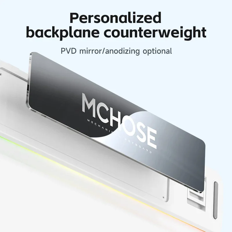 Mchose K99 Mechanical Keyboard Thri Mode Pbt Side Engraved Full Hot Swappable Wireless Gasket Computer Peripherals Ergonomic