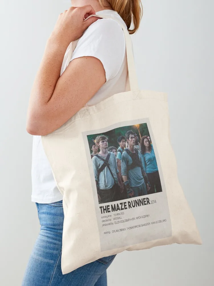 Maze Runner 2014- Movie Poster Tote Bag foldable reusable bag personalized tote tote bag custom