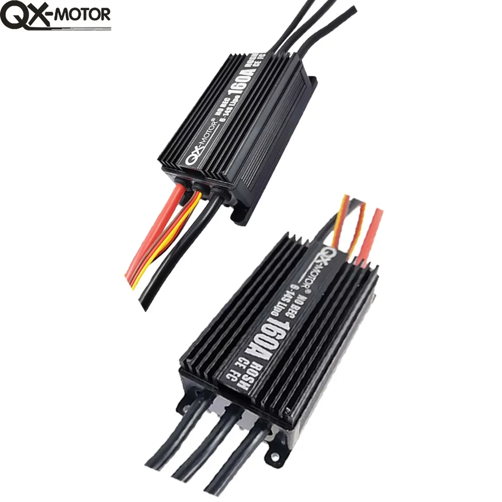 QX-Motor Brushless ESC 160A 6-14S Lipo No BEC For 90MM EDF JP for RC Model Airplane Fixed-Wing /Quadrotor