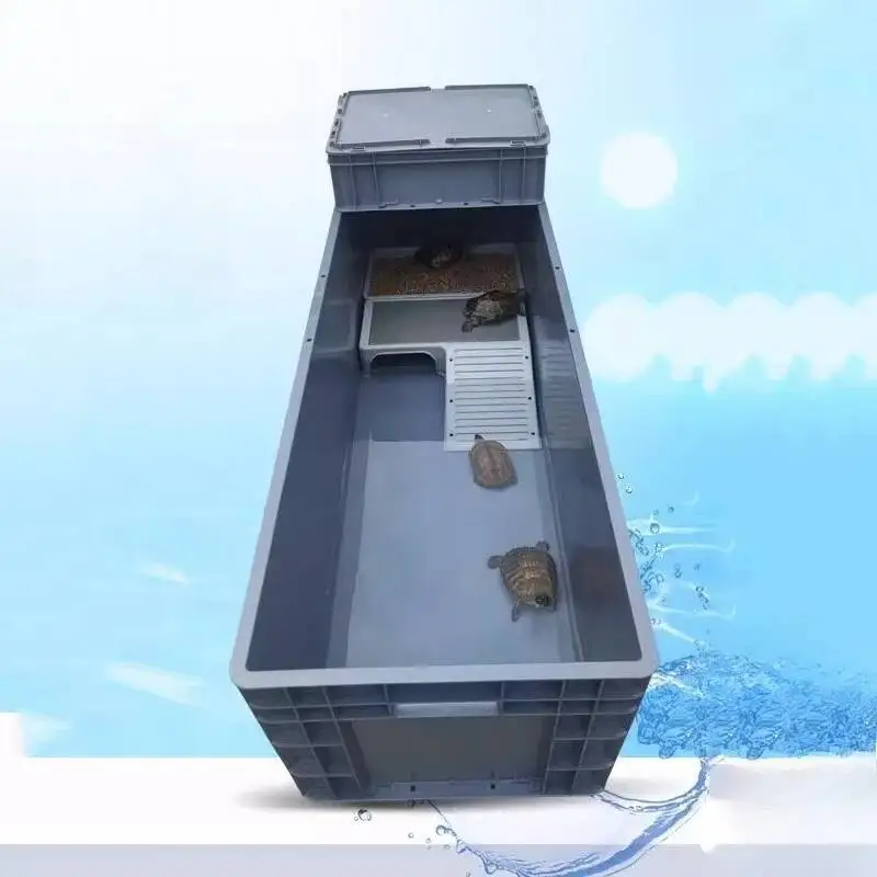 with Drainage Drying Turtle Table Tank Turtle Large Breeding Box Thickened Plastic Turtles Terrariums Turtles House Ecosystem