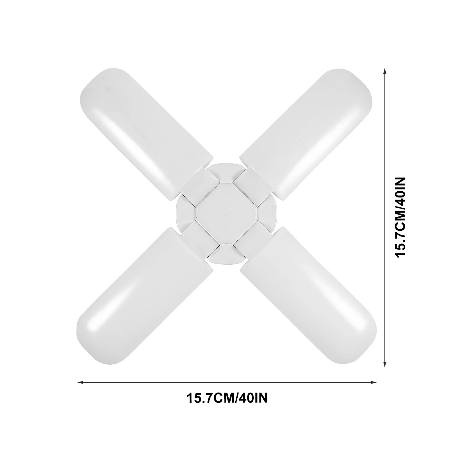 1Pcs 4-Leaf Folding LED Lamp Super Bright Durable LED Light Garage Home Office Lighting Folding Lamp