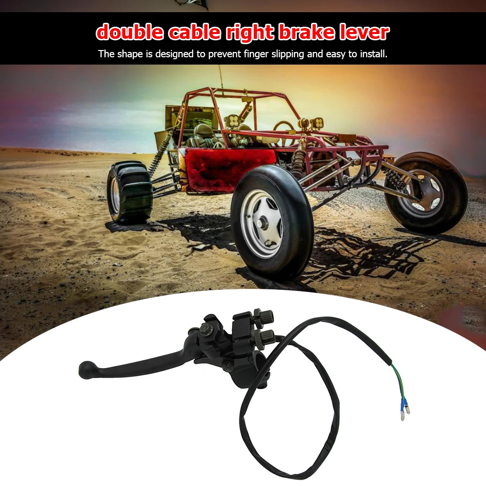 

7/8 Dual Pull Right Brake Lever with Parking Brake for 50cc 110cc ATV Quad Bike