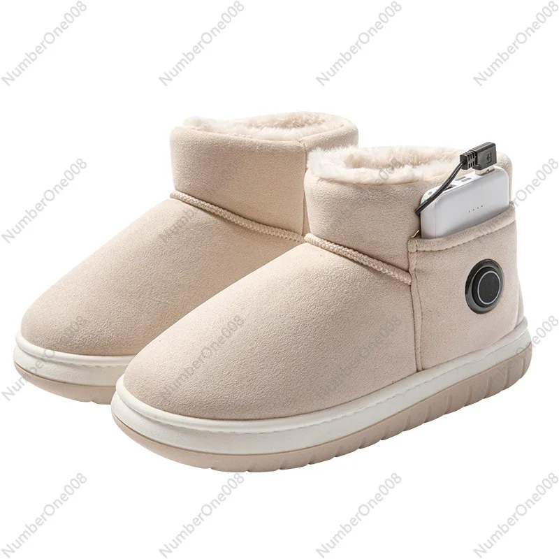 

Heating shoes graphene electric cotton slippers winter charging heating warm heating new snow boots