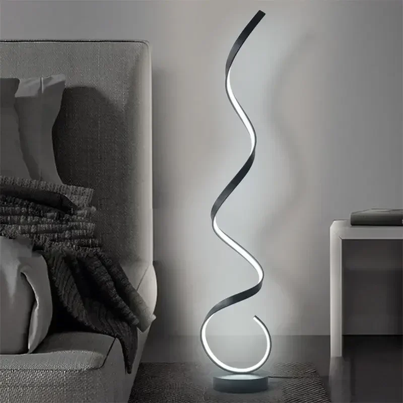 Design moderno LED Floor Lamp, Stand Light, Luminária, Home Decor, Sala de estar, Quarto, TV Fundo, 122cm