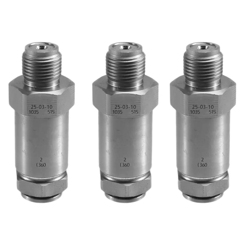 

Efficientt-1110010035 110 010 035 3 шт. Common Rail датчик ограничителя предохранительного клапана давления топлива для Iveco Cummins 1 часть двигателя