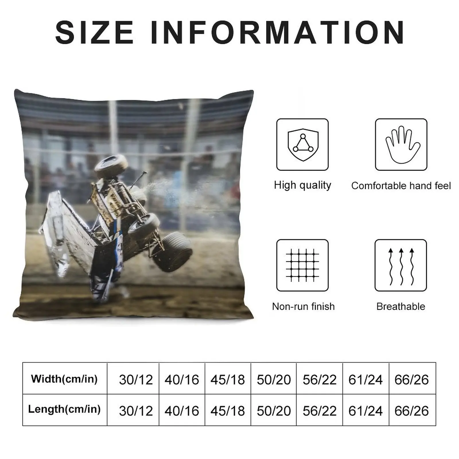 Sprintcar crash at over 100mph Throw Pillow Decorative Sofa Cushion Luxury Cushion Cover Christmas Pillow Cases pillow