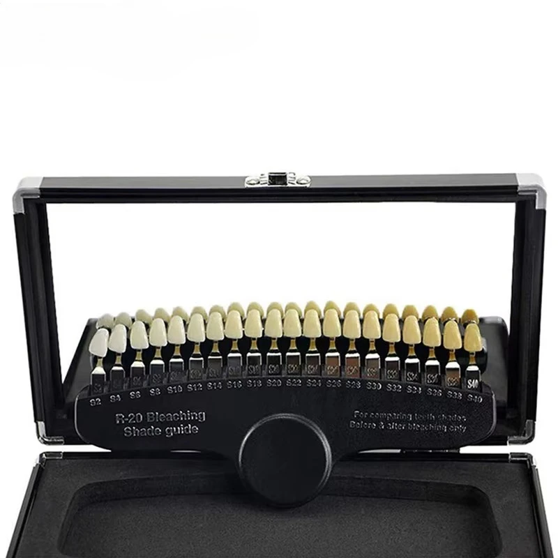 20 couleurs profession numérique blanchiment des dents Guide d'ombre comparateur de couleur des dents en Denta