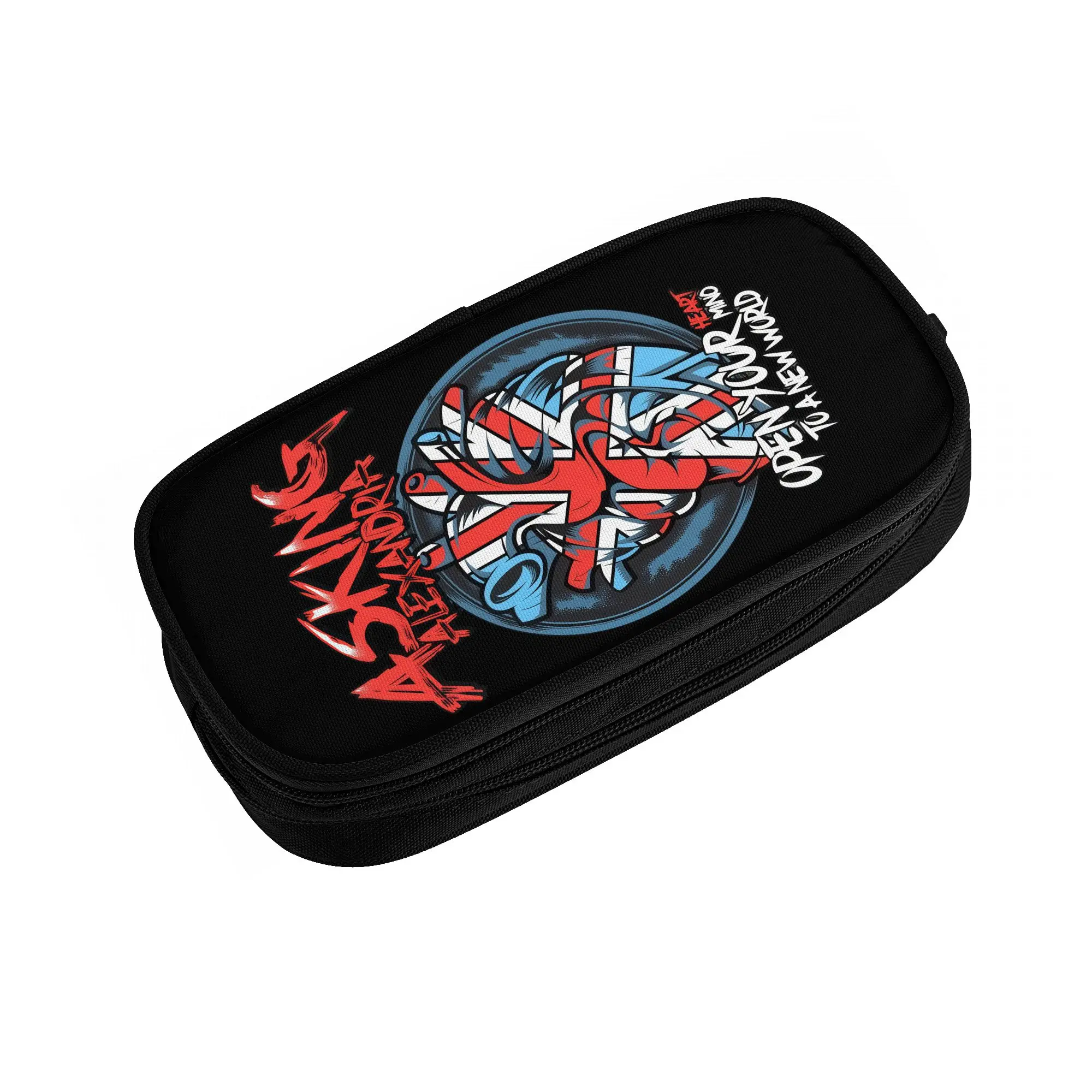 Asking Alexandria English Rock Band  Kawaii Pencil Case Girl Boy Large Capacity  Pencil Pouch Student School
