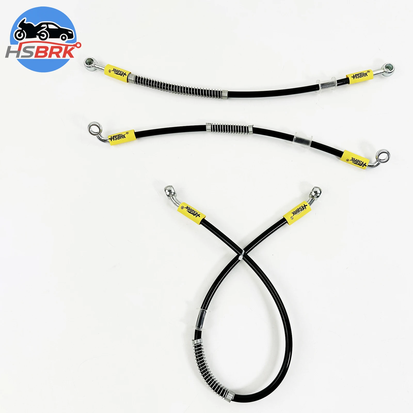 

10-200CM Normal 0°/28°90° Side 28°/45°/75°/90° Joint Stainless Steel Braided Nylon Brake Oil Pipe Kit Modification Brake Pipe
