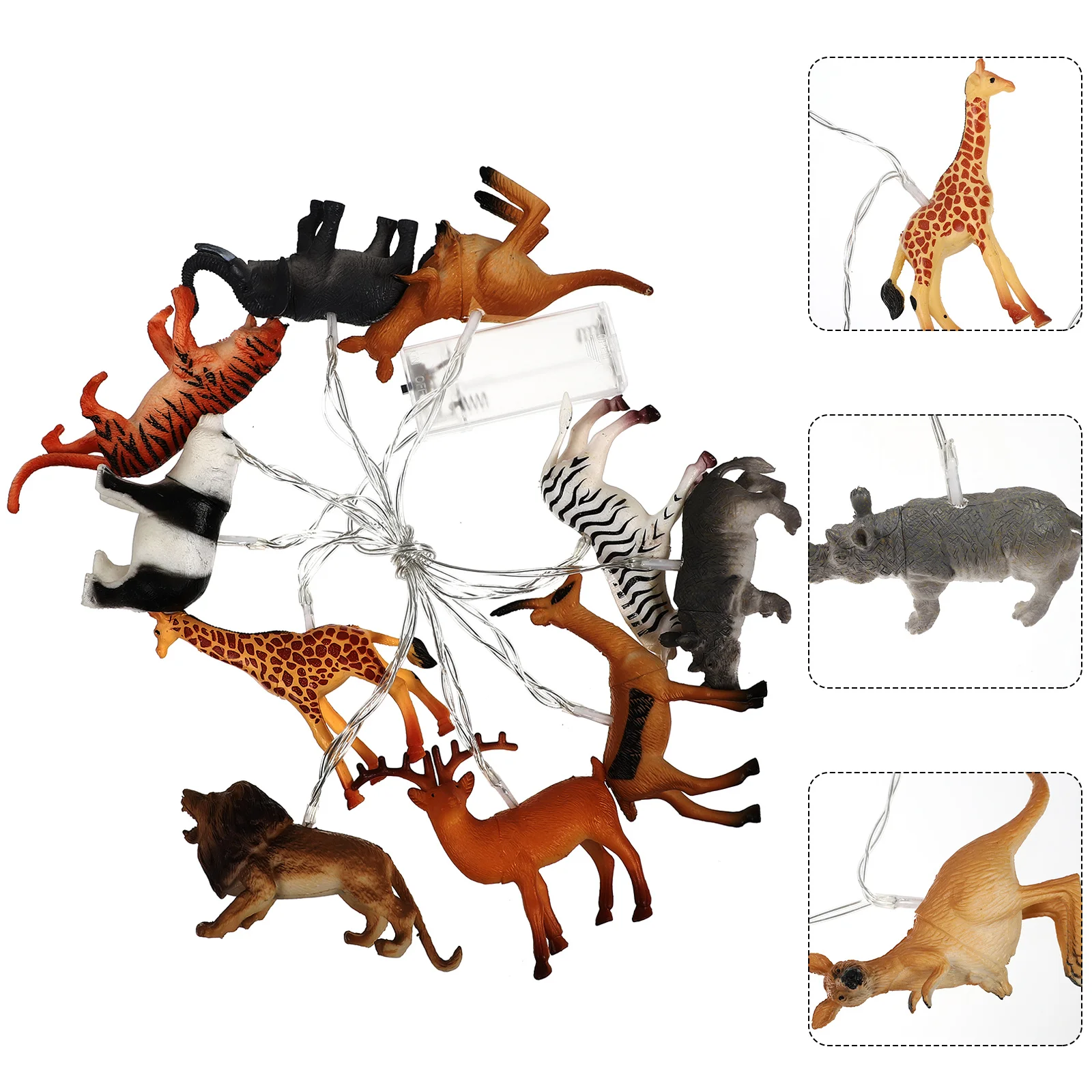 سلسلة أضواء LED على شكل حيوان ديكور منزلي رائع يخلق جوًا أنيقًا للحفلات الاحتفالية، مواد عالية الجودة #1