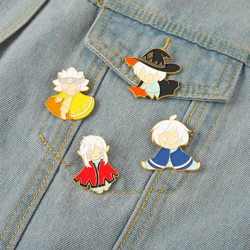 

Light Enamel Pins Custom Game Characters Brooches Lapel Badges Cartoon Jewelry Gift for Fans Friends Sky Children Of