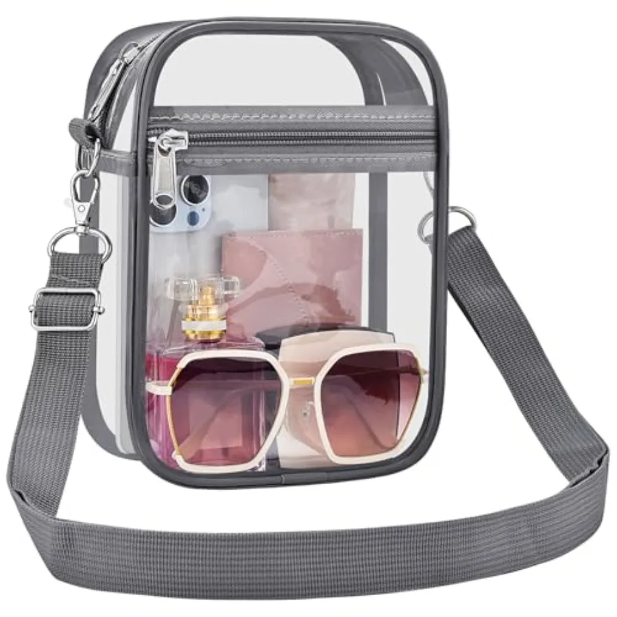 

Clear Bag Stadium Approved Clear Purse for Women Clear Crossbody Bag for Stadium Events Concerts Festivals