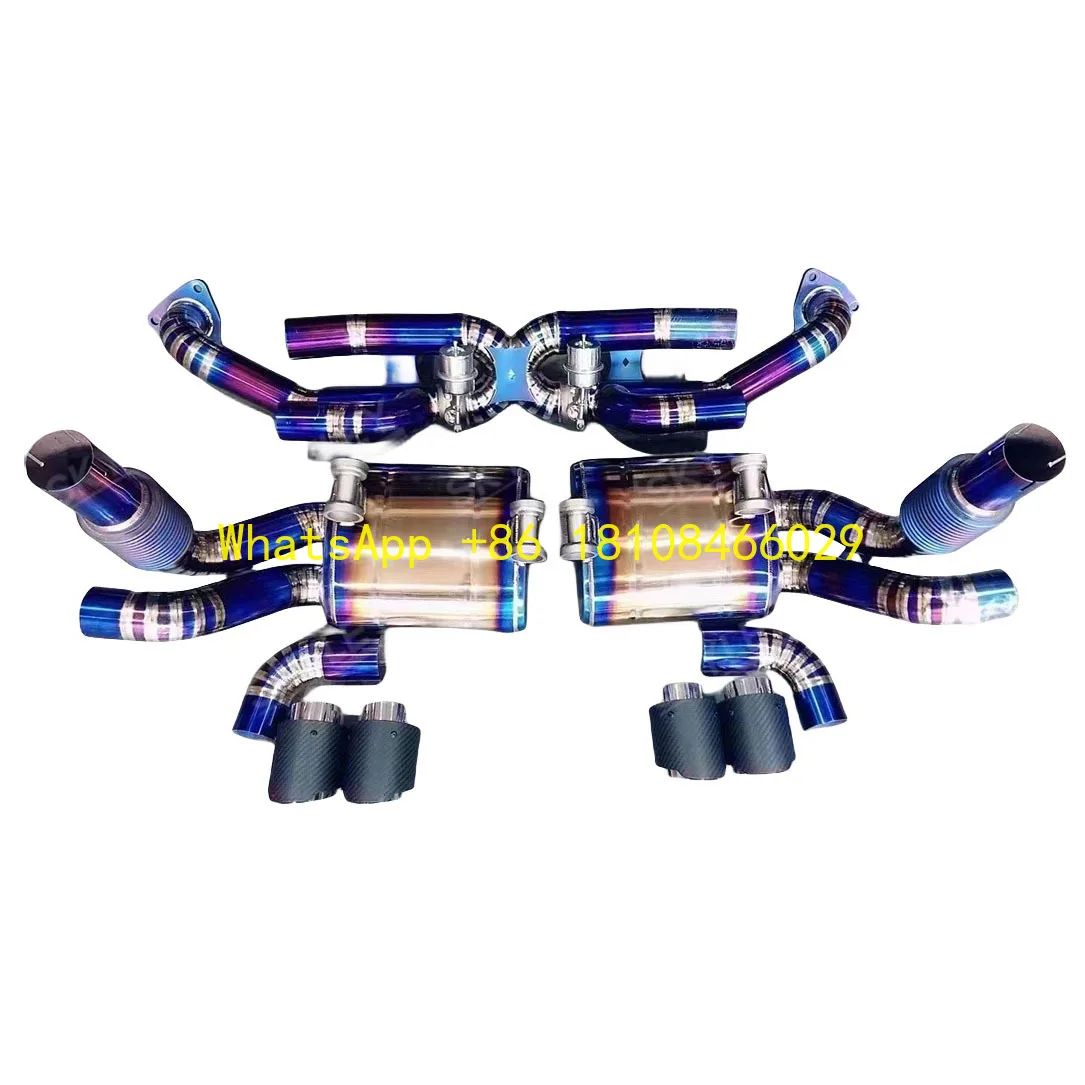 

Performance Muffler Catback Titanium Exhaust Pipe Auto Escape Parts Exhaust System for Porsche 911 991 991.1 991.2 Gt3/rs Vacuum