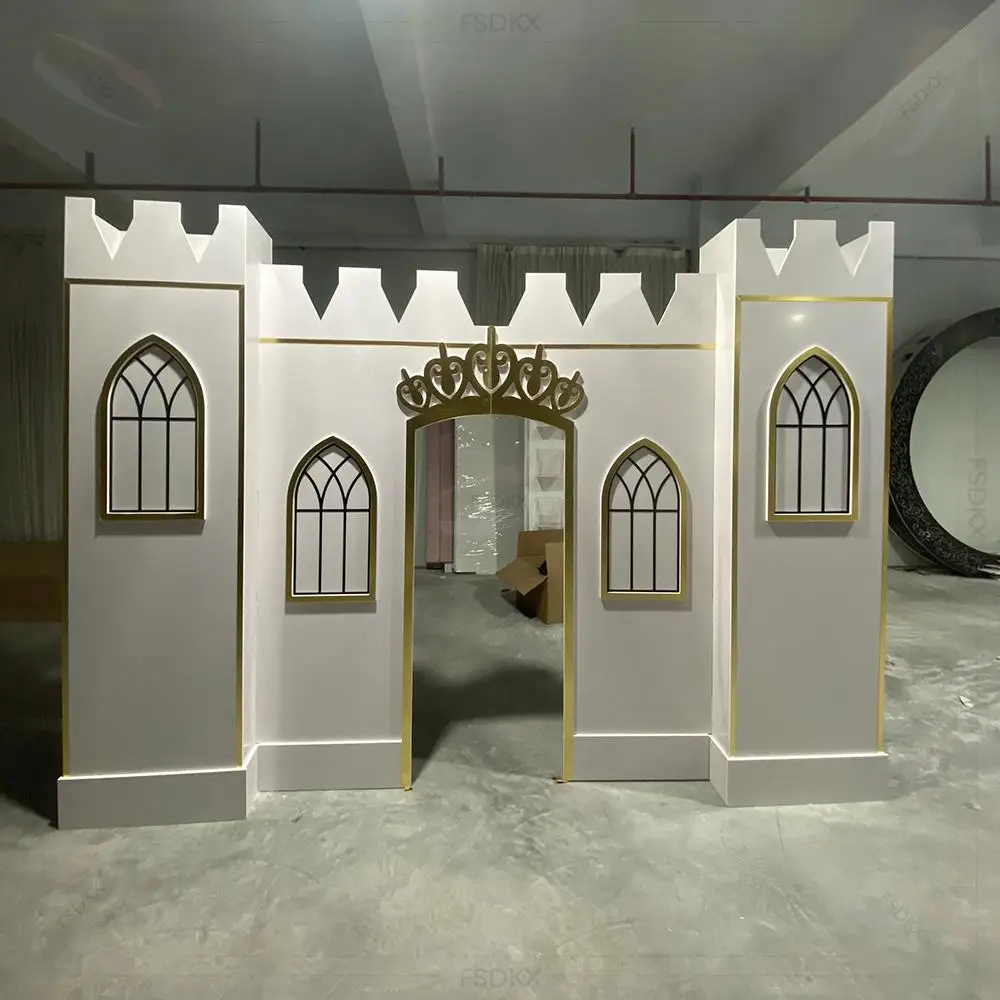 Wedding Supplies Customized Cinderella Castle Photography Props Decoration for Birthday Party Wedding Backdrop