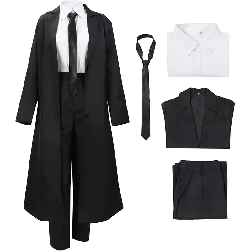 

Makima Reze Power Cosplay Costume Black Outfit Uniform Women Girls Anime Halloween Shirt Pants Jacket Suit