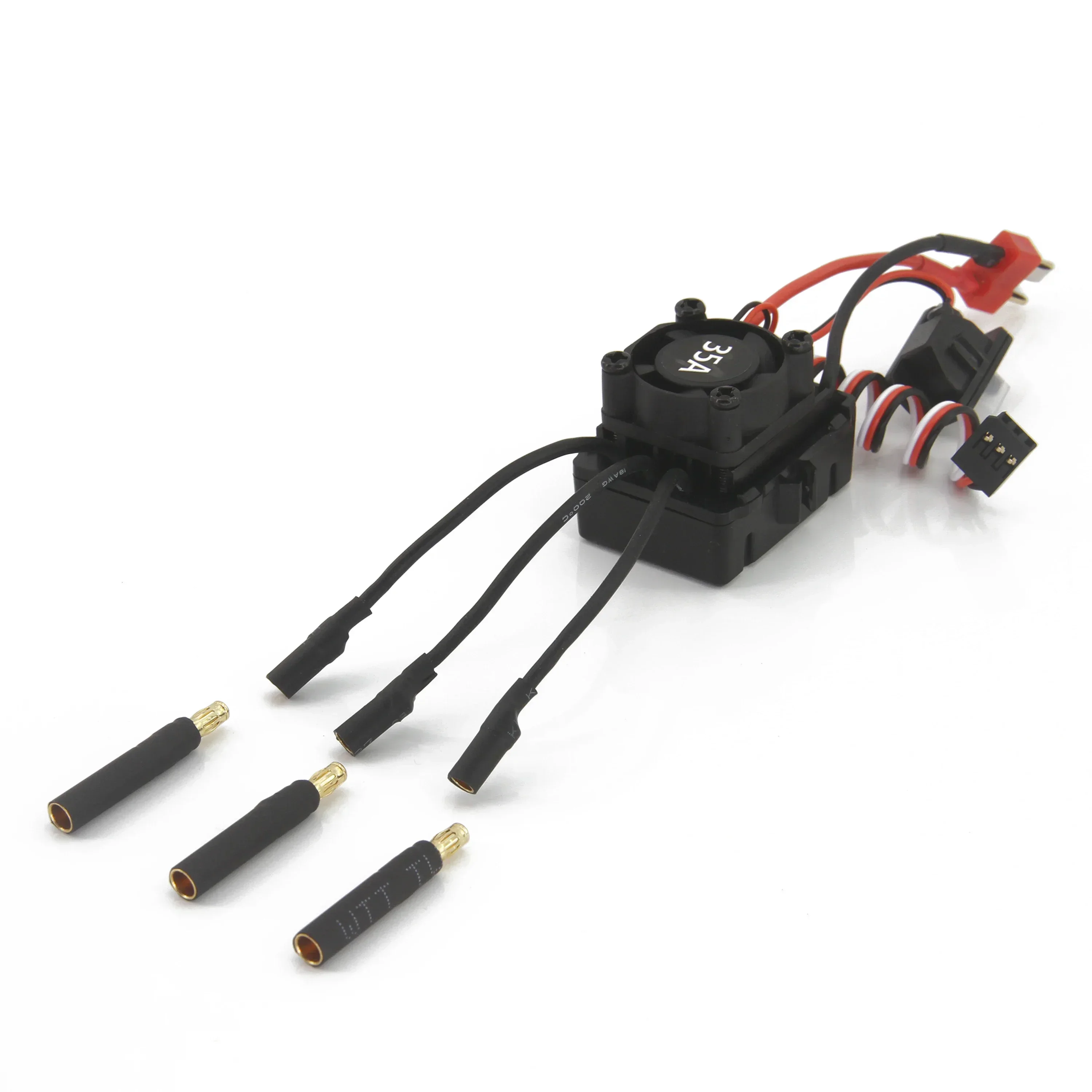 Motor Banana Bullet Connector 3.5mm Male To 4mm Female ESC Plug Solderless Stackable Adapter for RC Car Boat FPV Upgrade Part