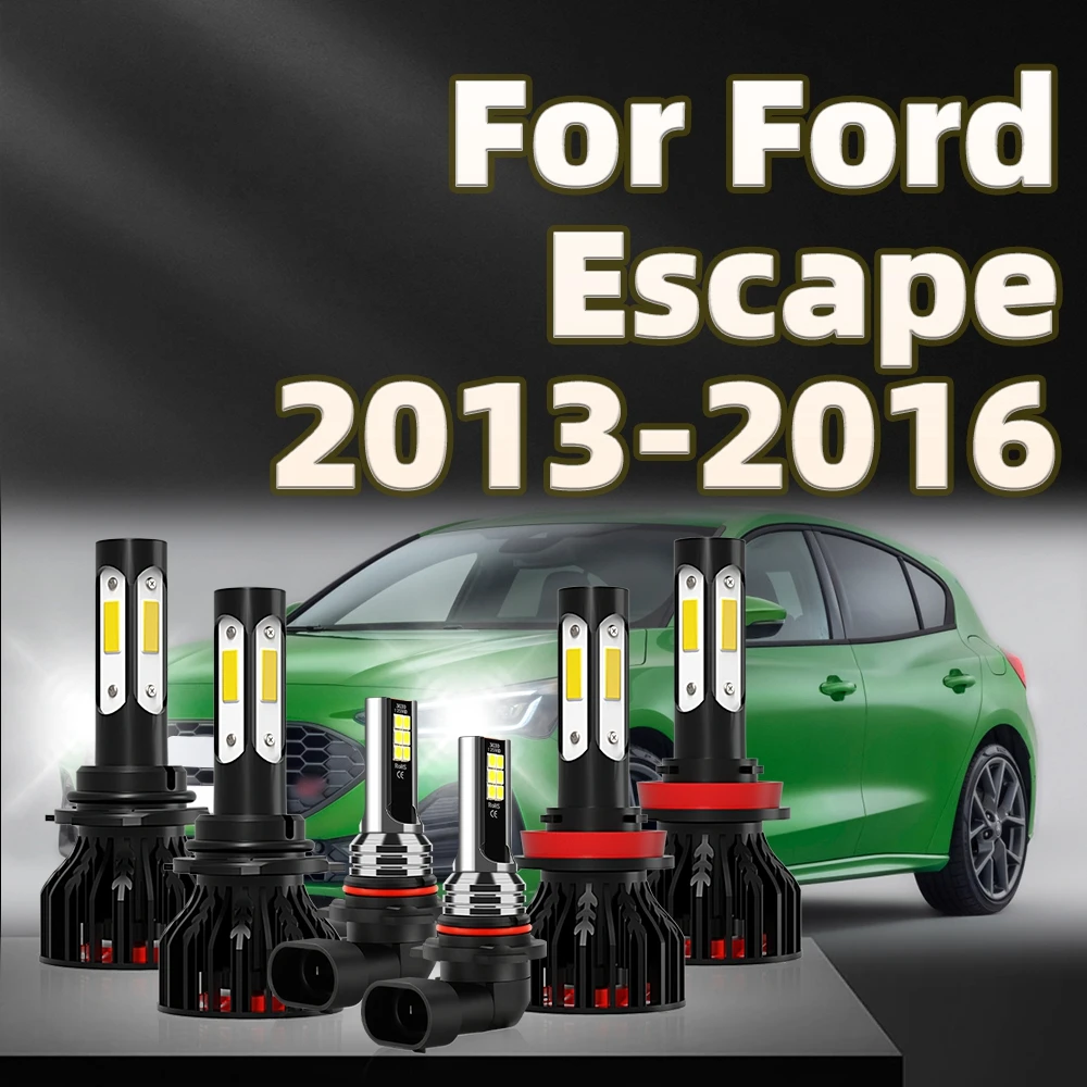 

H11 Led Car Headlights 9005 Bulbs 30000LM Fog Light 9145 6000K White Lamp For Ford Escape 2013 2014 2015 2016