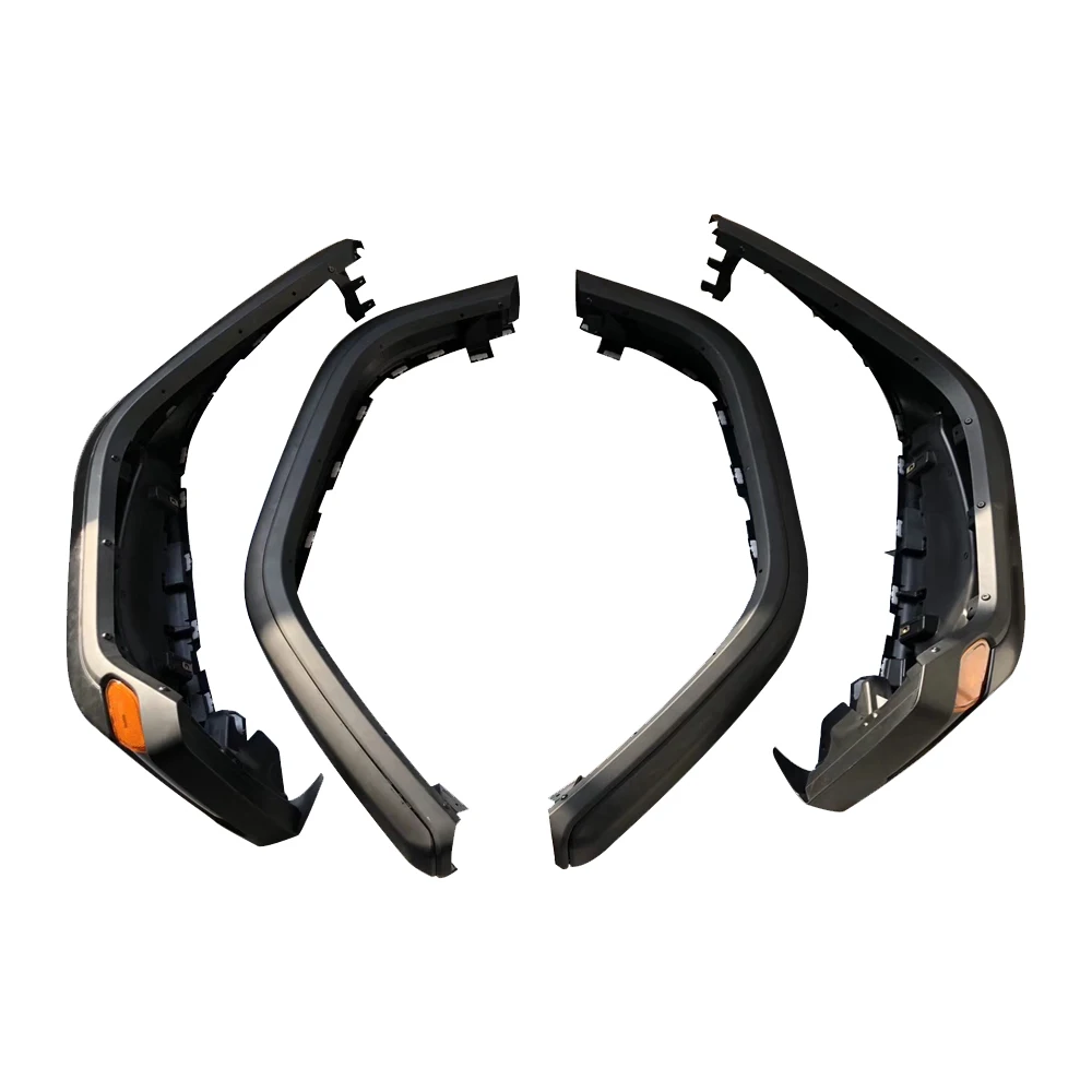 

SXMA JL1152 4PCS High Wheel Eyebrow Black Fender Flares With LED Lights Mudguards For Jeep Wrangler JL 18+