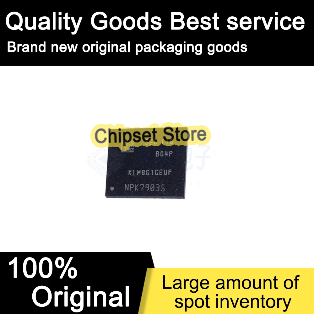 

KLM8G1GEUF-B04P BGA IC 100% Brand new