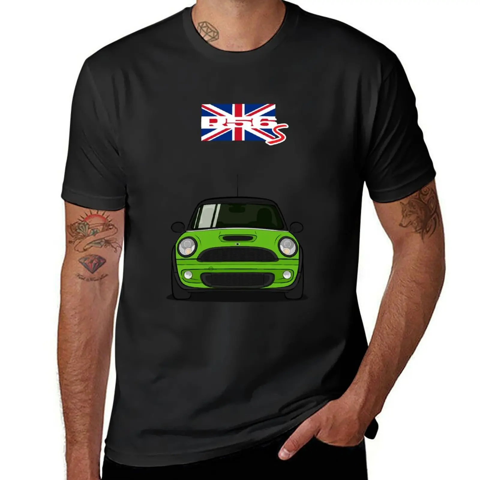 

Mini Cooper S R56 (Green) T-Shirt plus sizes plus size tops plain black t shirts men