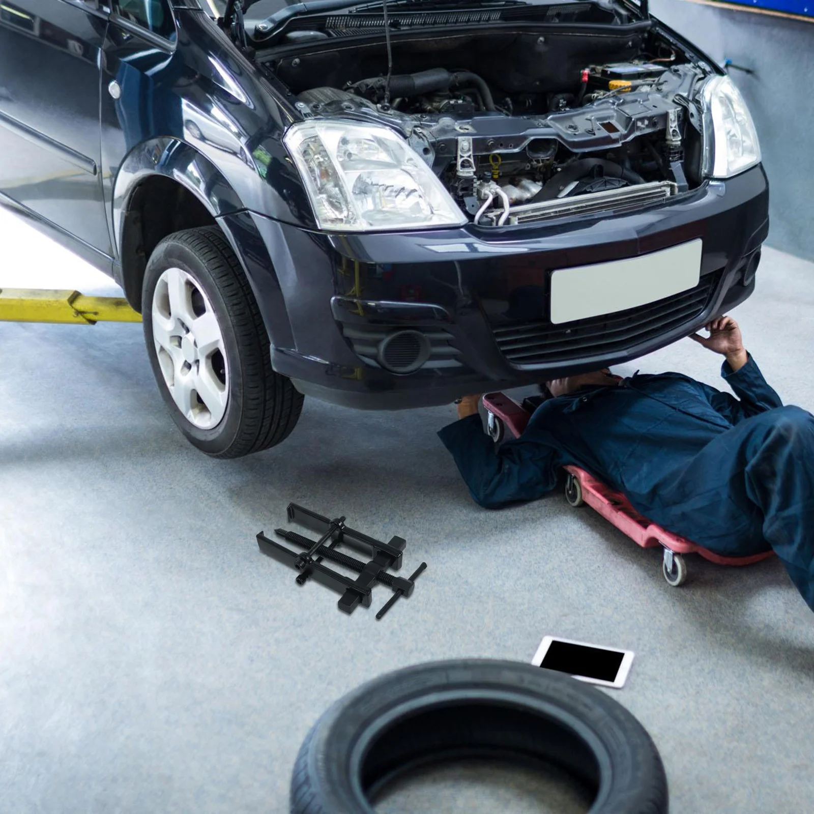 

Bearing Puller 6 Inch Adjustable Two Jaw Remover For Motorcycle Wheel Hub Blind Hole Gear Pulley Flywheel Repair Tool