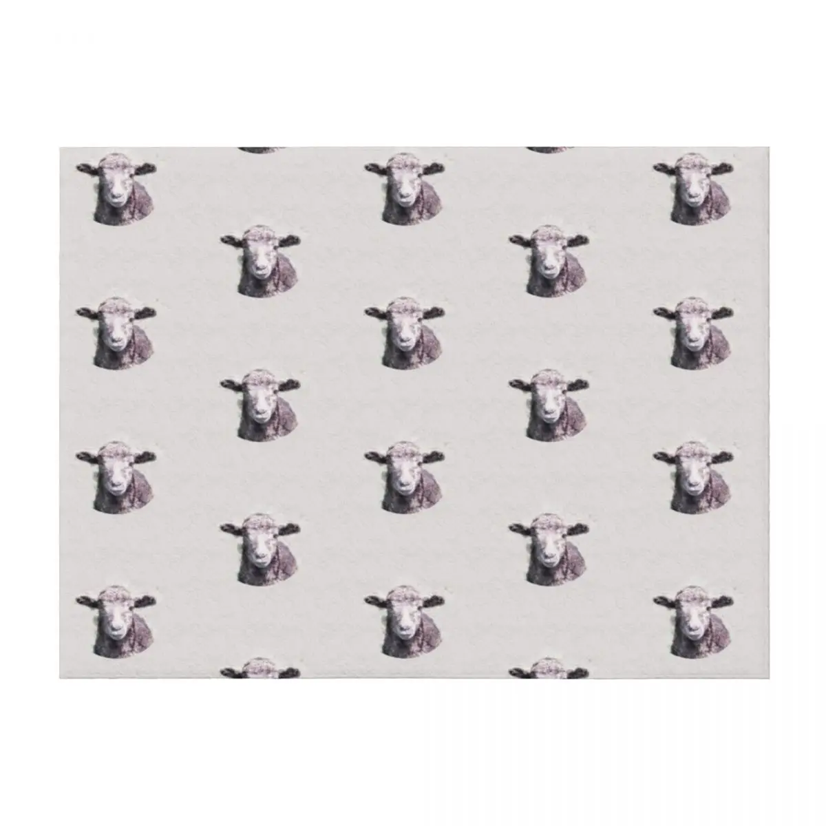 

Herdwick Lamb (Lake District Sheep) Watercolour Throw Blanket Soft Big Cute Plaid Flannels Softest Blankets