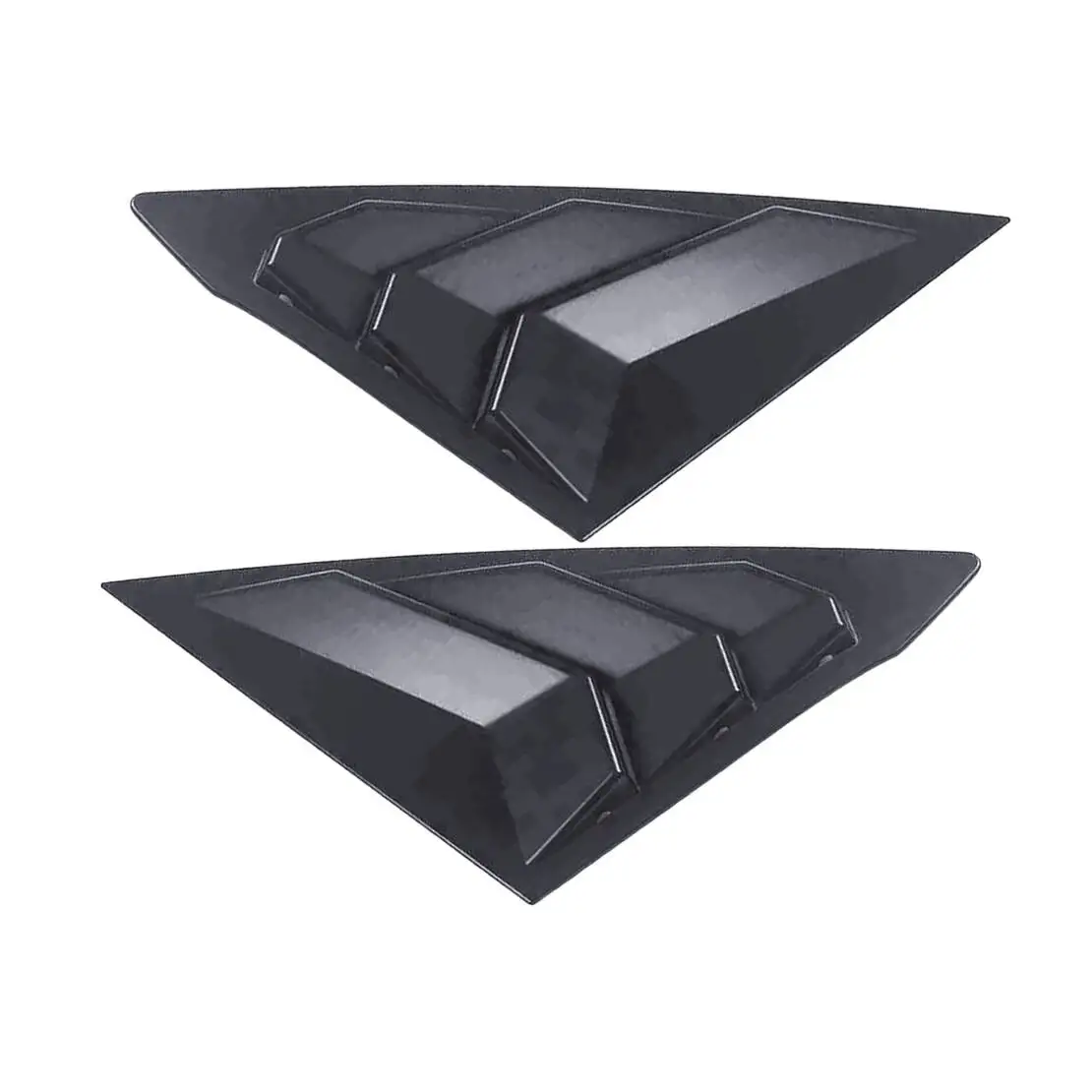 

1 Pair Rear Side Quarter Window Louver Cover Trim Fit for Acura Integra 2023-2024 Black ABS