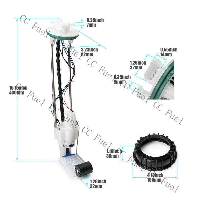 C+ 1x 2016-2020 Fuel Pump Assembly Fits For Outlander Can-Am 450 500 570 709000461
