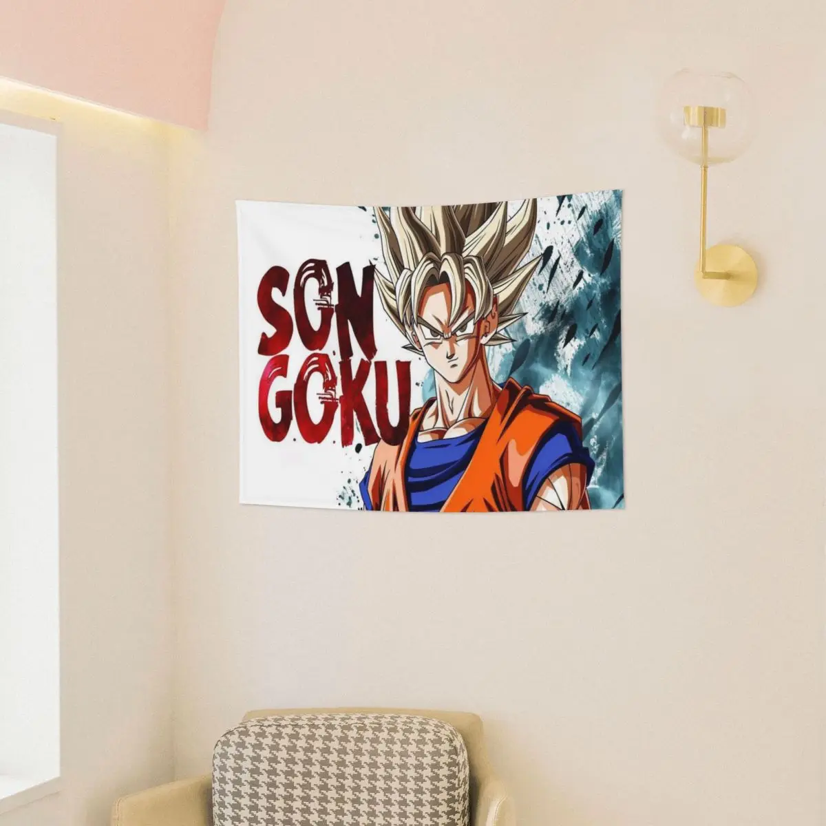 Dragon Ball Z Dragonball Tapestry Wall Hanging Print Polyester Tapestry INS Decoration Home Decor for Living Room Bedroom Tapiz