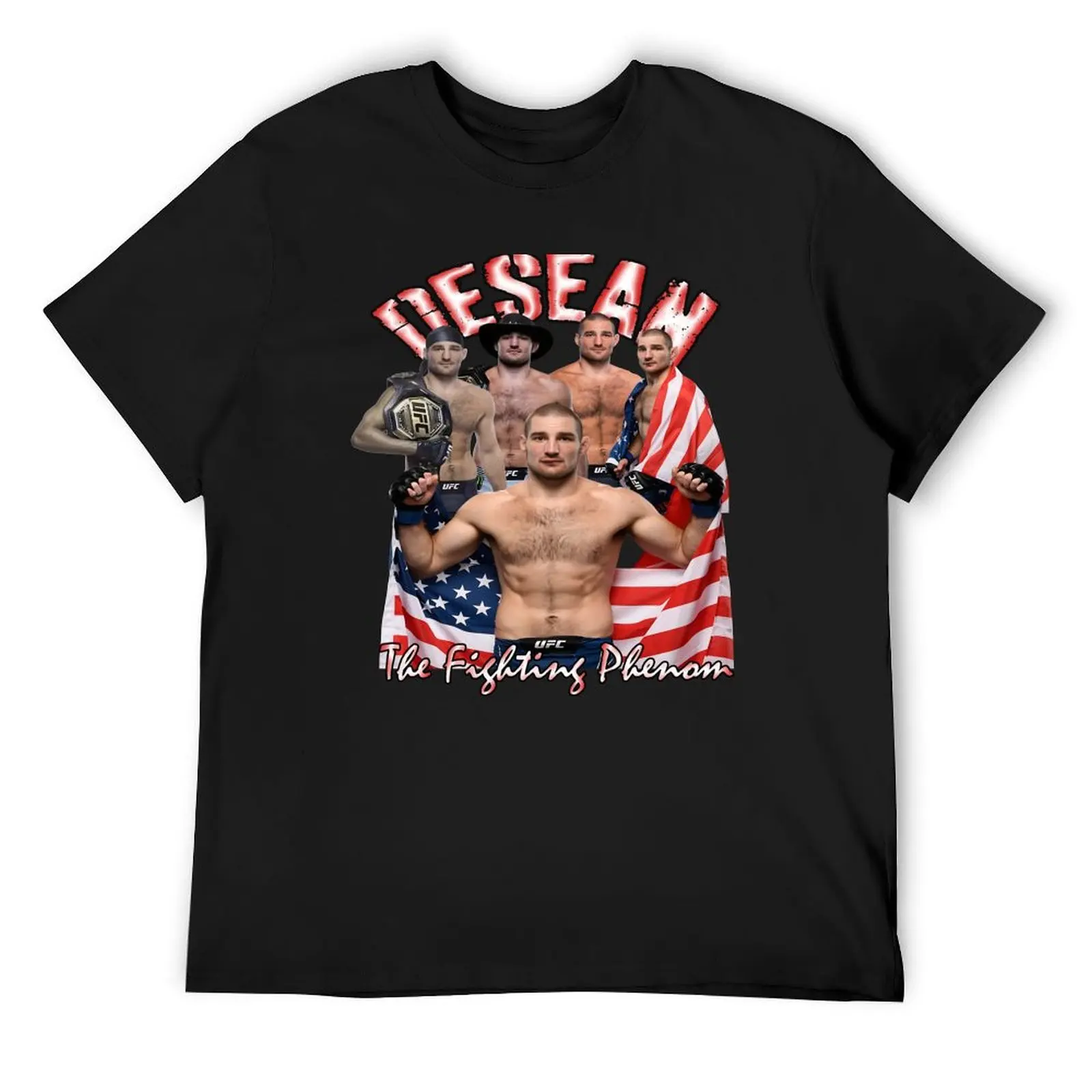 Desean Strickland: The Fighting Phenom T-Shirt blue archive man t shirt men clothings