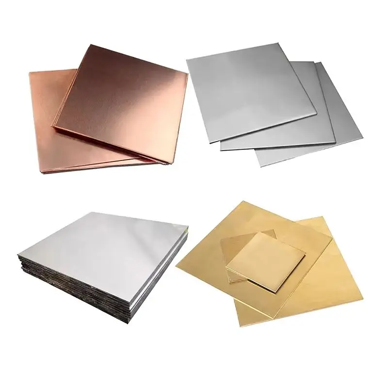 Metal Foil Strip Plates Sheet Titanium Brass Copper Stainless Steel Aluminum Nickel Iron Zinc Zn Stannum Sn