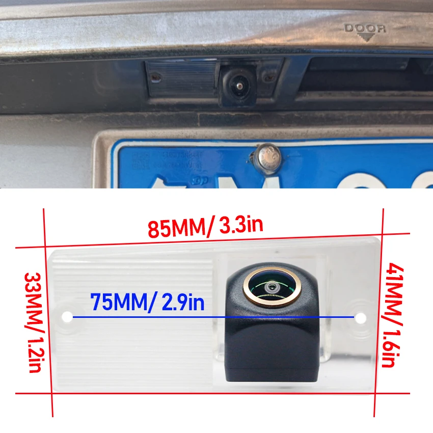 HD Night Vision Rear View Camera For Kia Sportage KM 2005~2010 Rio For Hyundai Entourage Backup CCD 1080P Car Golden Lens
