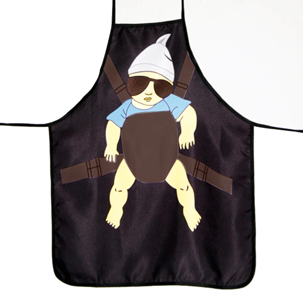 Super Daddy Apron Baking Cooking Aprons Fashionable Novelty Kitchen Funny for Men Unique