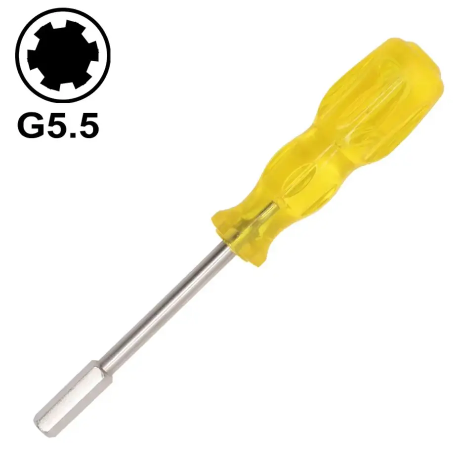 G5.5 Screwdriver Special Screw Driver Hex M8 Repair Tools for Washer Cutting Tools Mechanical Equipment Wholesale 200pcs/lot