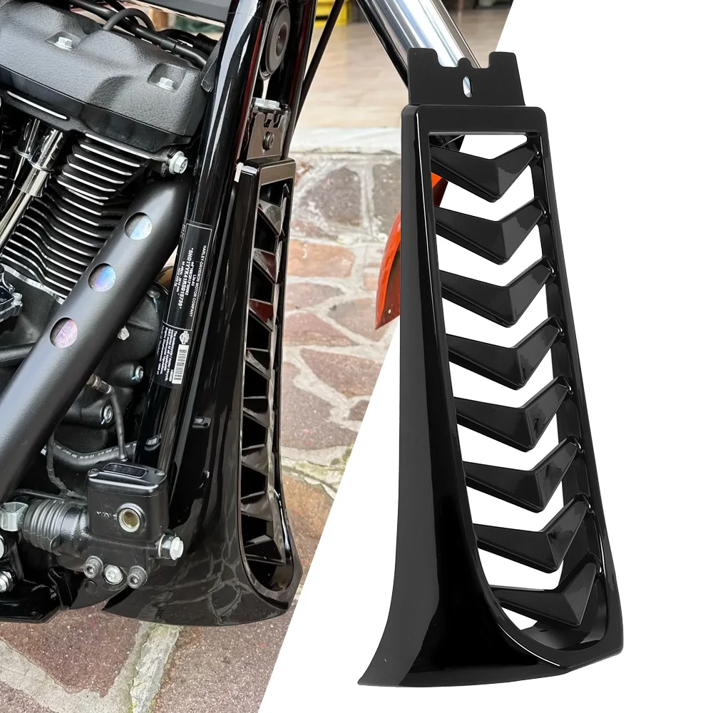 Motorrad-ABS-Frontspoiler, untere Kühlerabdeckung für Harley Breakout Deluxe Fat Bob Classic Low Rider Softail Street Bob