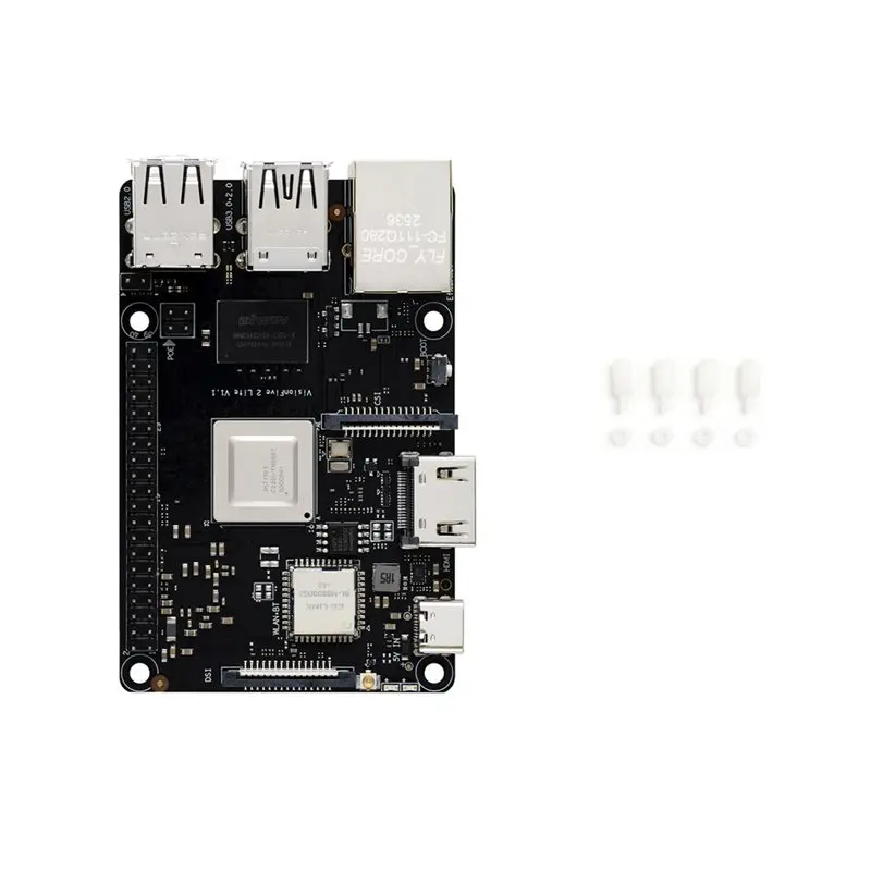

ABSQ-RISC-V For Visionfive2 Lite AI Starfive JH-7110S Development Board LPDDR4 3D GPU Wi-Fi 6+ BT 5.4