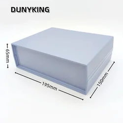 Enclosure Case Plastic Box 195x150x65mm Circuit Board Project Electronic DIY Wire Junction Boxes with Screws 1PCS